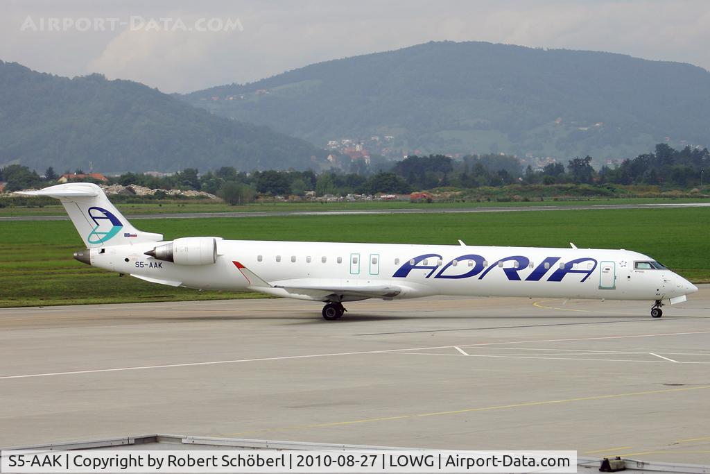 S5-AAK, 2007 Canadair CRJ-900ER (CL-600-2D24) C/N 15128, S5-AAK