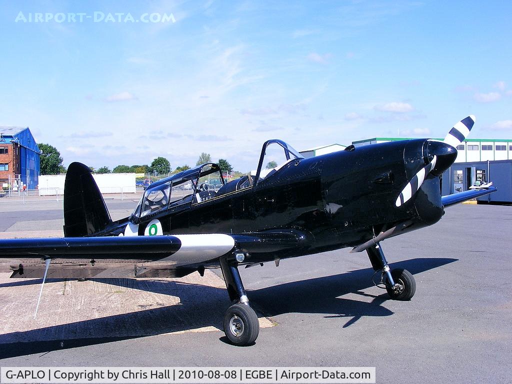G-APLO, 1950 De Havilland DHC-1 Chipmunk T.10 C/N C1/0144, Lindholme Aircraft Ltd