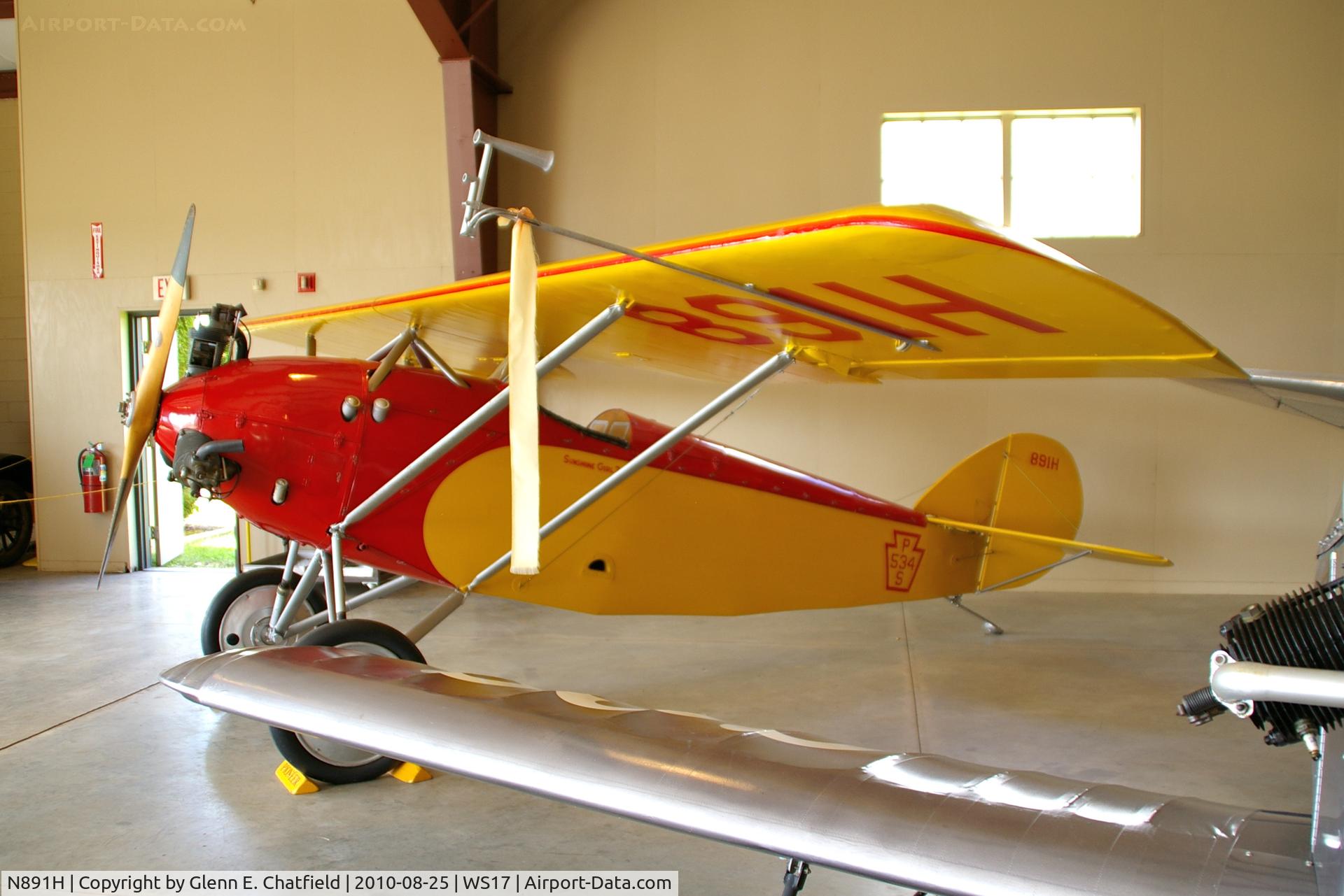 N891H, 1930 Driggers 1-A C/N 1, ex N891H At the EAA Museum.  1930 Driggers A