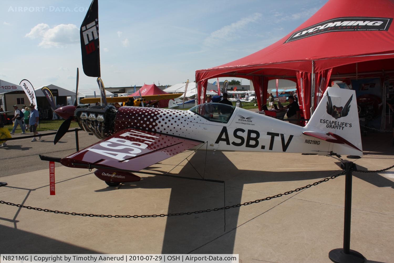 N821MG, 2009 Extra EA-300SC C/N SC010, Extra Flugzeugproduktions EA 300/SC, c/n: SC 010
