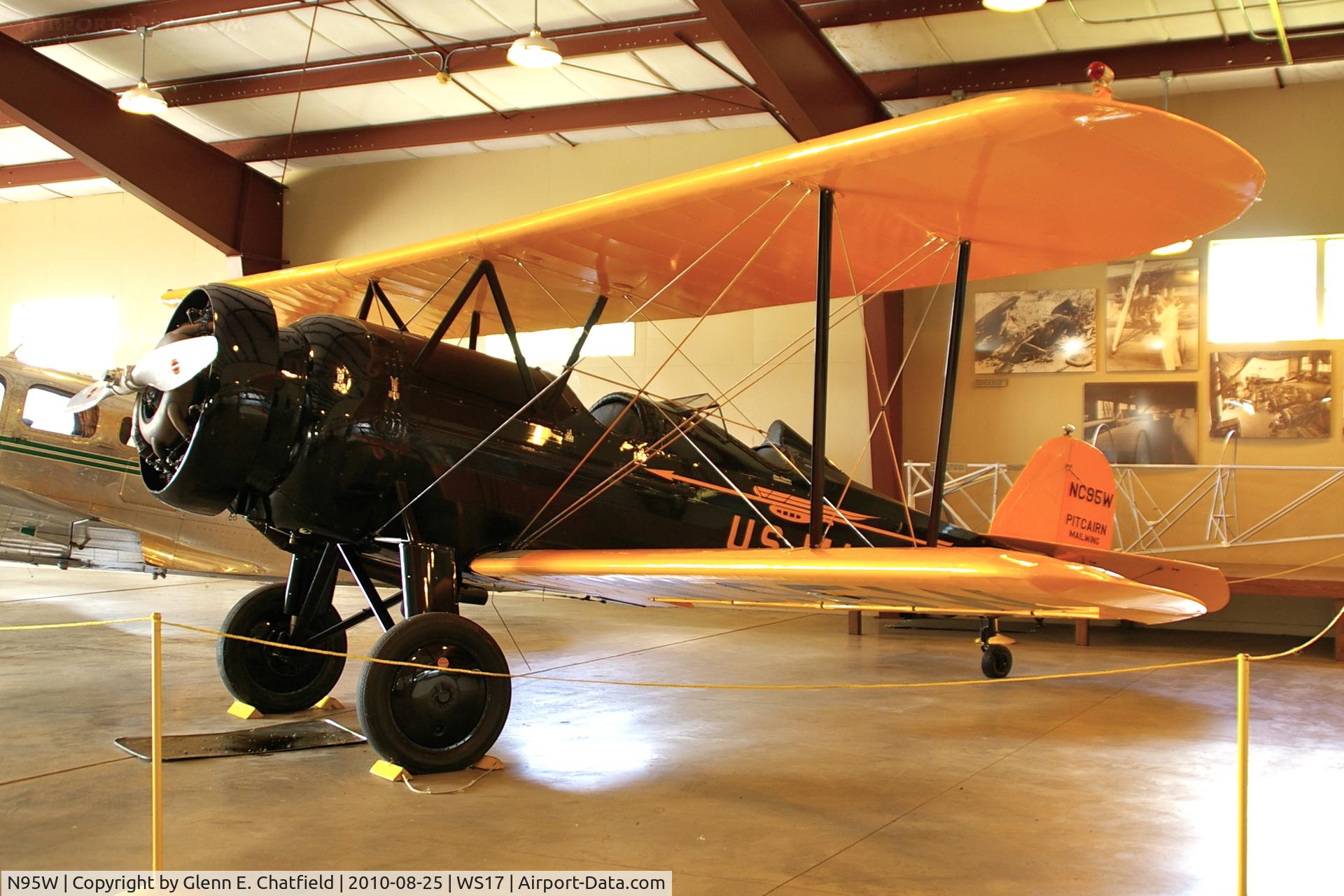 N95W, 1930 Pitcairn PA-7 Super Mailwing C/N 147, At the EAA Museum.