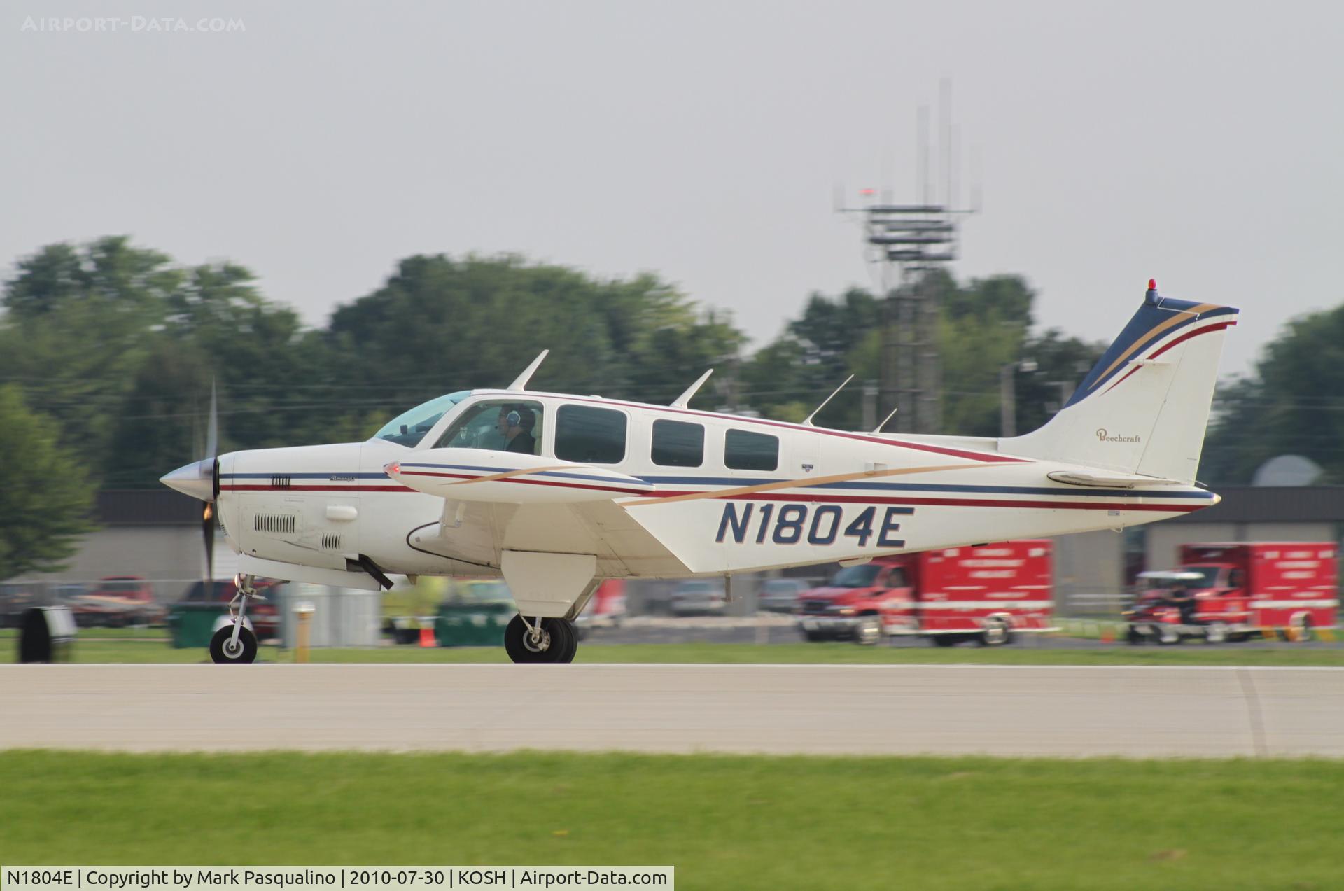 N1804E, 1981 Beech A36TC Bonanza 36 C/N EA-231, Beech A36TC
