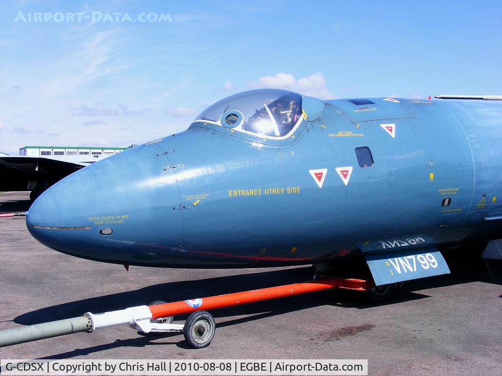 G-CDSX, 1954 English Electric Canberra T.4 C/N EEP71367, Aviation Heritage Ltd, Painted to represent English Electric A.1 prototype VN799 which first flew on Friday 13 May 1949