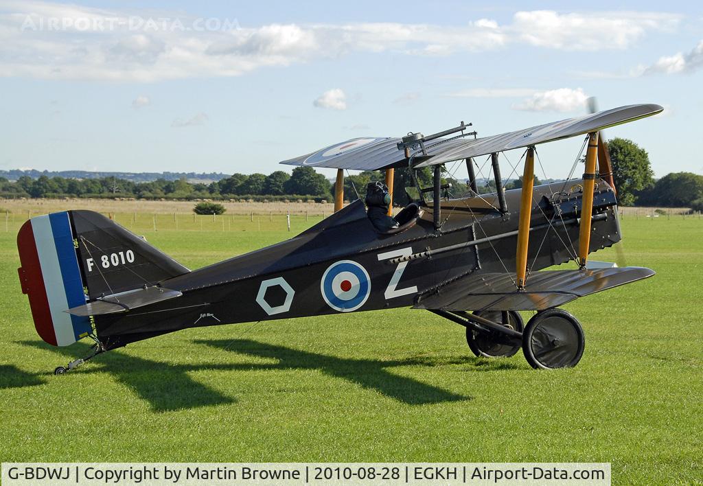 G-BDWJ, 1978 Royal Aircraft Factory SE-5A Replica C/N PFA 020-10034, SHOT AT HEADCORN