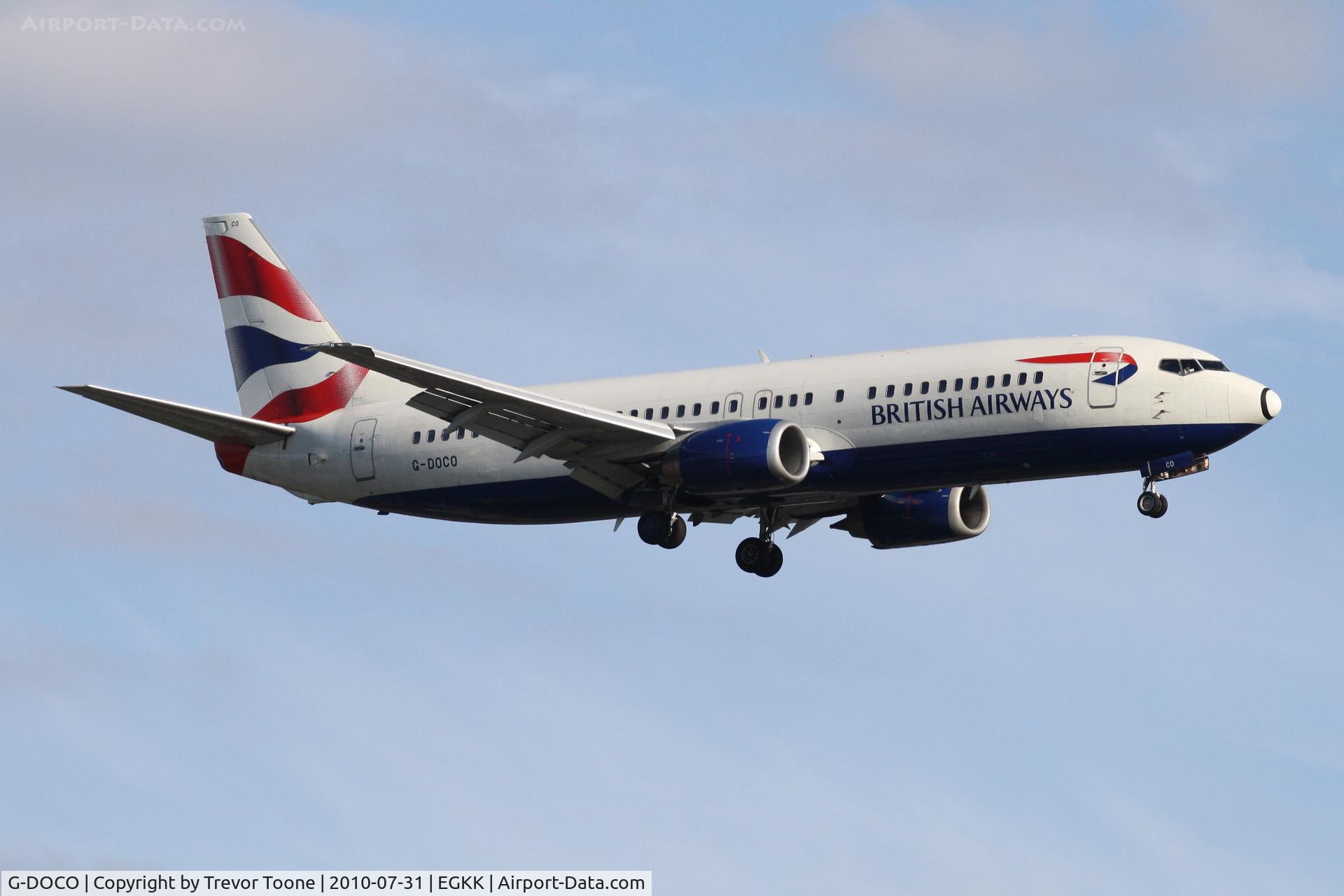 G-DOCO, 1992 Boeing 737-436 C/N 25849, BOEING 737-436, c/n: 25849