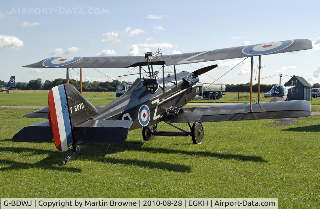 G-BDWJ, 1978 Royal Aircraft Factory SE-5A Replica C/N PFA 020-10034, SHOT AT HEADCORN