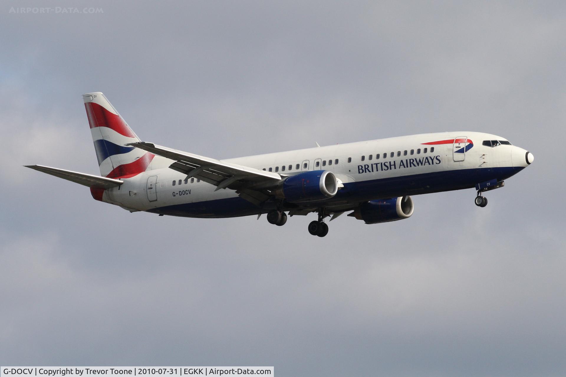 G-DOCV, 1992 Boeing 737-436 C/N 25855, BOEING 737-436, c/n: 25855