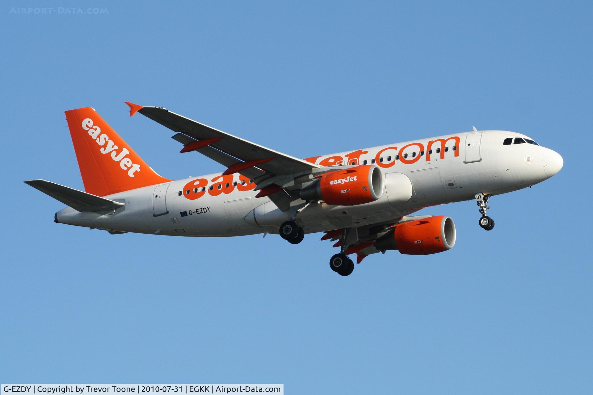 G-EZDY, 2008 Airbus A319-111 C/N 3763, Airbus A319-111, c/n: 3763