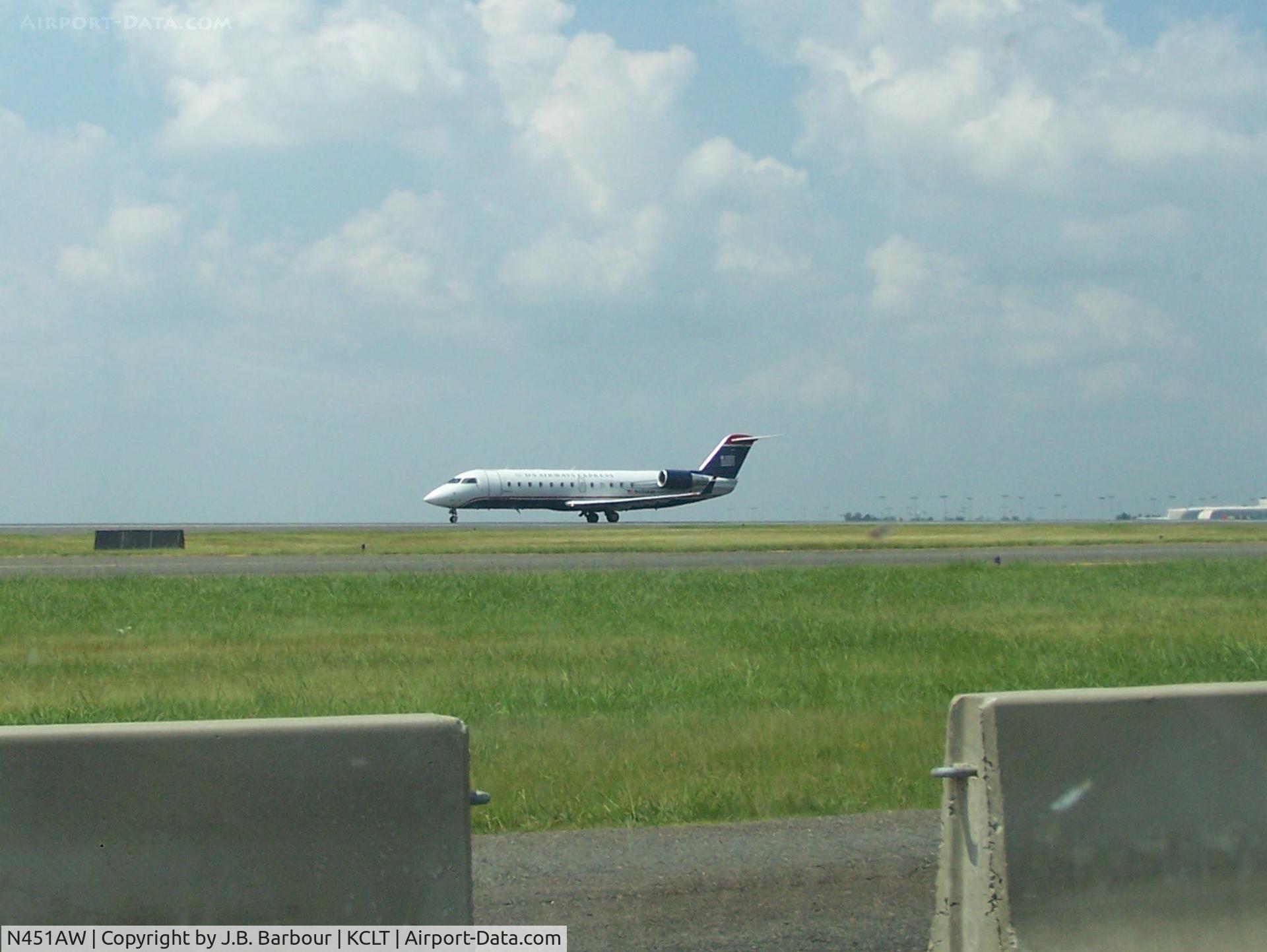 N451AW, 2003 Bombardier CRJ-200LR (CL-600-2B19) C/N 7832, N/A