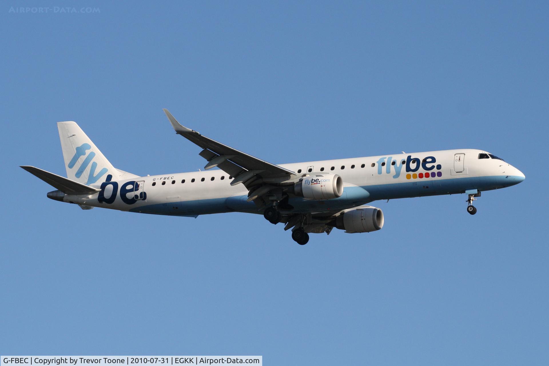 G-FBEC, 2006 Embraer 195LR (ERJ-190-200LR) C/N 19000069, ERJ 190-200 LR, c/n: 19000069