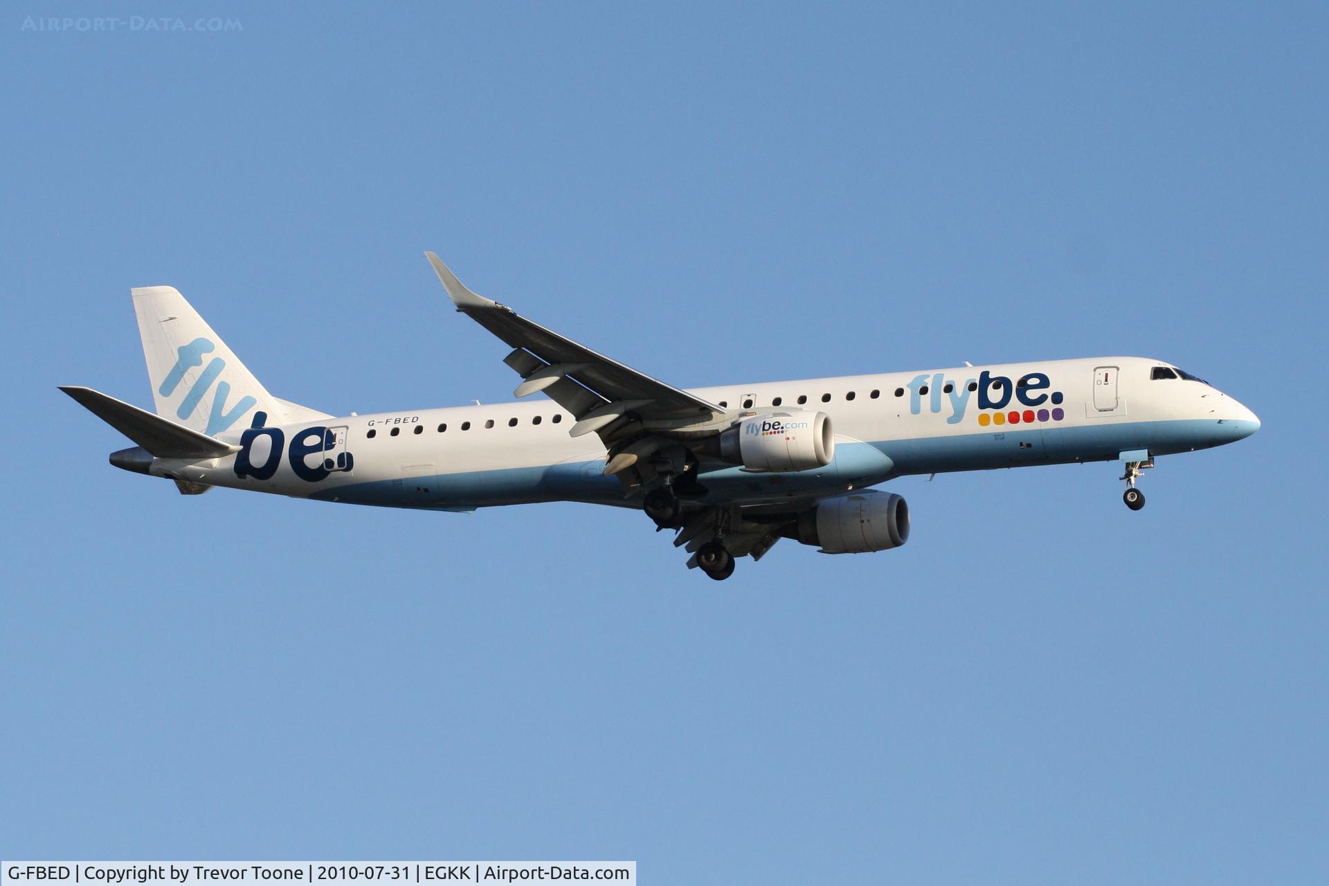 G-FBED, 2007 Embraer 195LR (ERJ-190-200LR) C/N 19000084, ERJ 190-200 LR, c/n: 19000084
