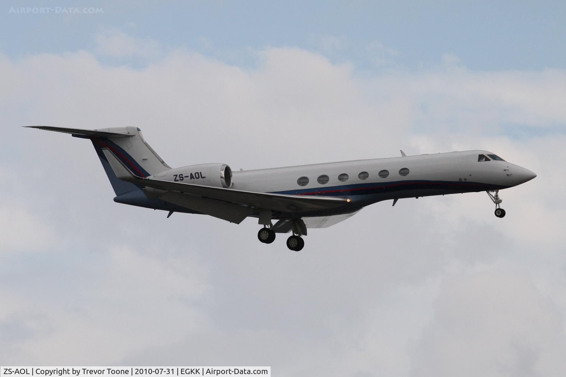 ZS-AOL, Gulfstream Aerospace V C/N 634, Gulfstream Aerospace 5, c/n: 634