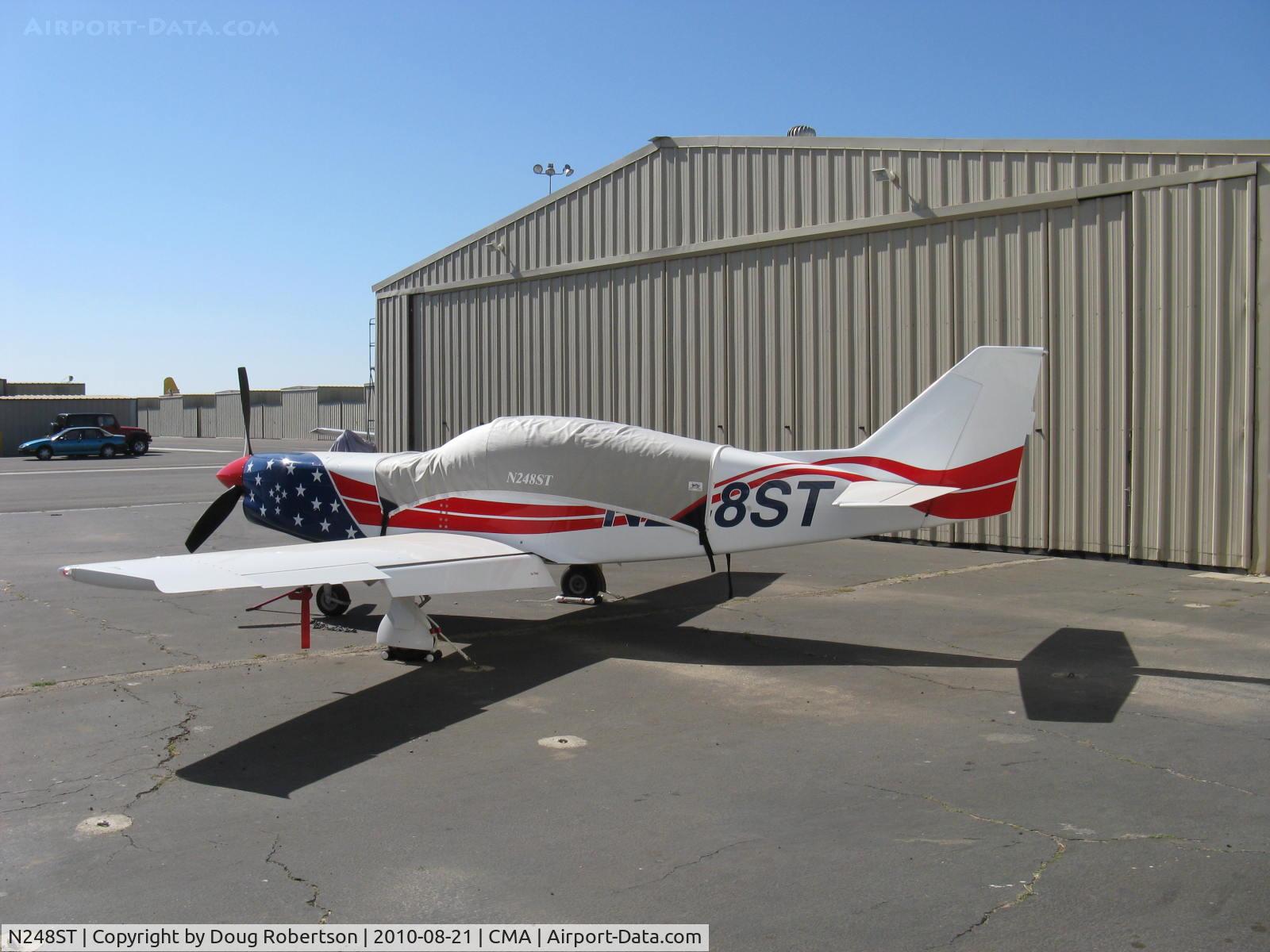 N248ST, Stoddard-Hamilton Glasair Super II RG C/N 001, 2009 Thomas GLASAIR SUPER II RG, Mazda rotary, at EAA Chapter 723 hangars.