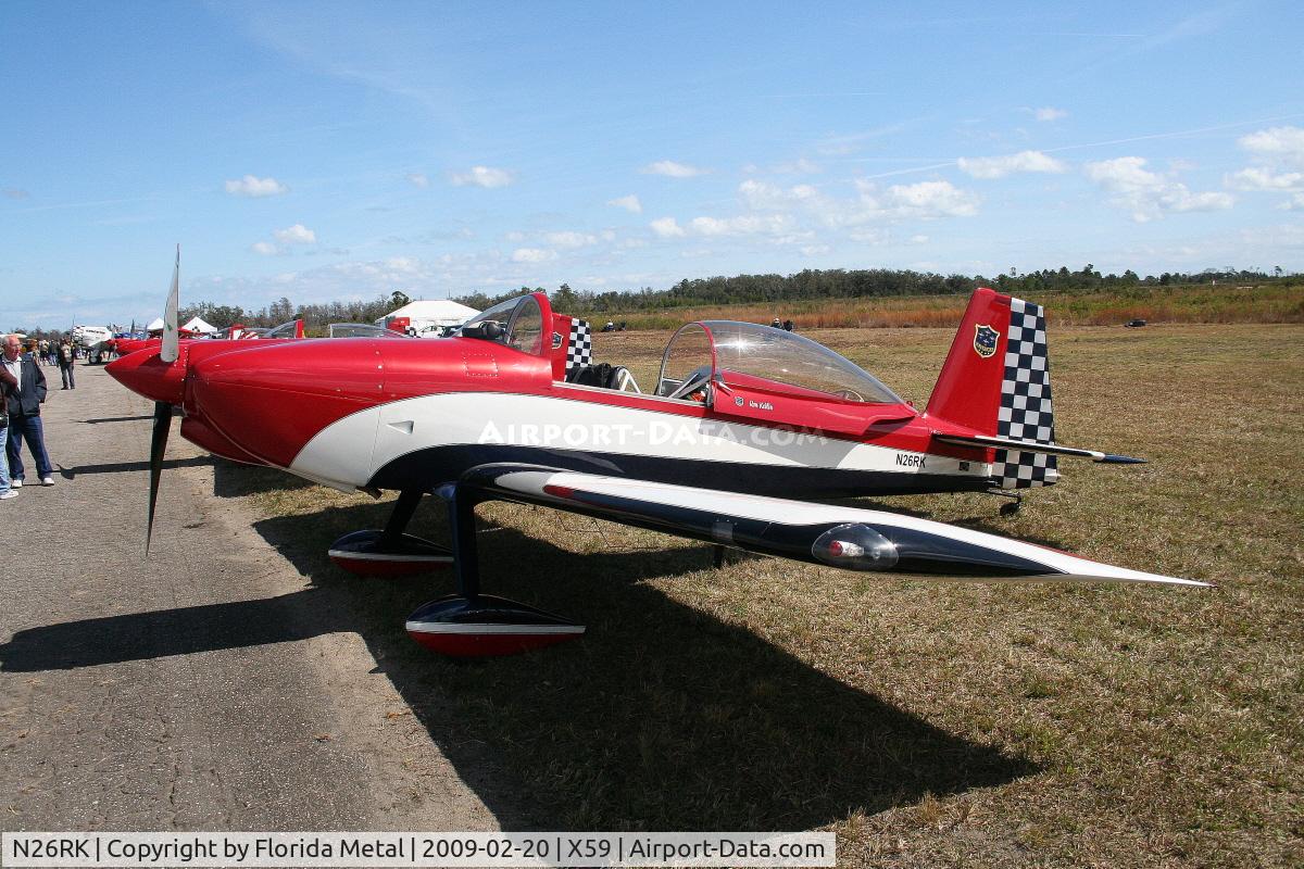 N26RK, 2007 Vans RV-8 C/N 82401, Vans RV-8