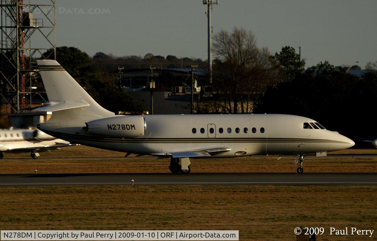 N278DM, 2008 Dassault Falcon 2000EX C/N 147, Sharp looking Falcon