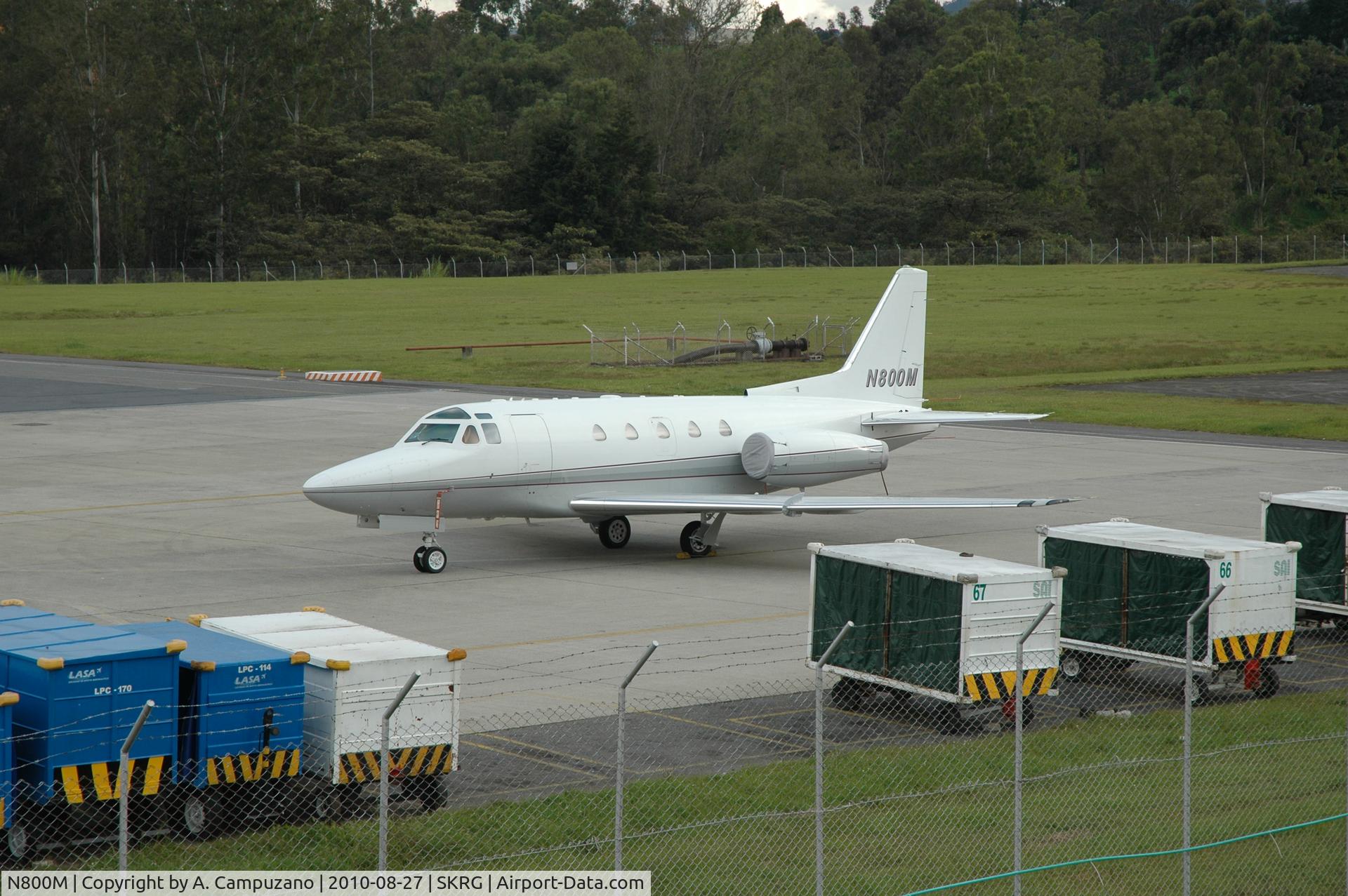 N800M, 1980 Rockwell International NA-265-65 Sabreliner 65 C/N 465-41, Rion Negro, Medellin, Colombia