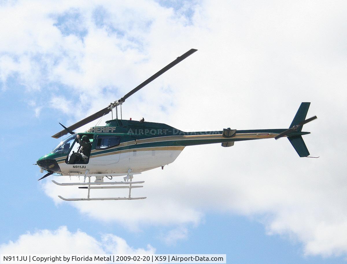 N911JU, Bell OH-58A C/N 72-21442, Brevard County Sheriff OH-58A