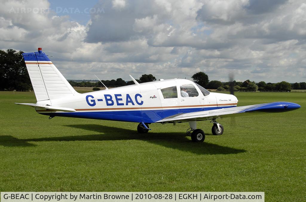 G-BEAC, 1966 Piper PA-28-140 Cherokee C/N 28-21963, SHOT AT HEADCORN