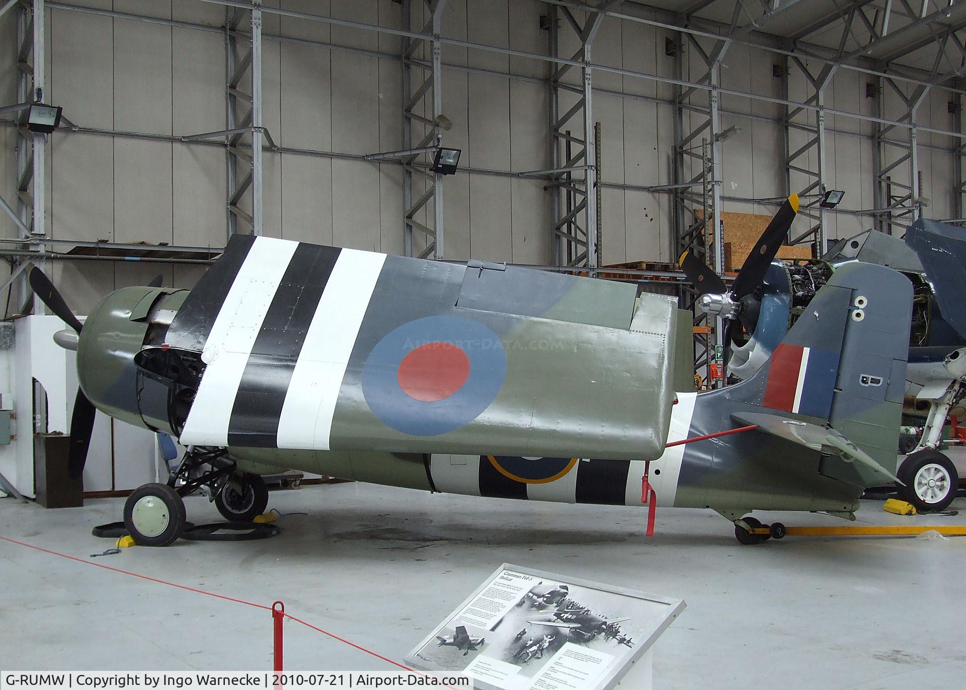 G-RUMW, 1944 General Motors (Grumman) FM-2 Wildcat C/N 5765, Grumman (General Motors) FM-2 (F4F) Wildcat / Martlet at the Imperial War Museum, Duxford