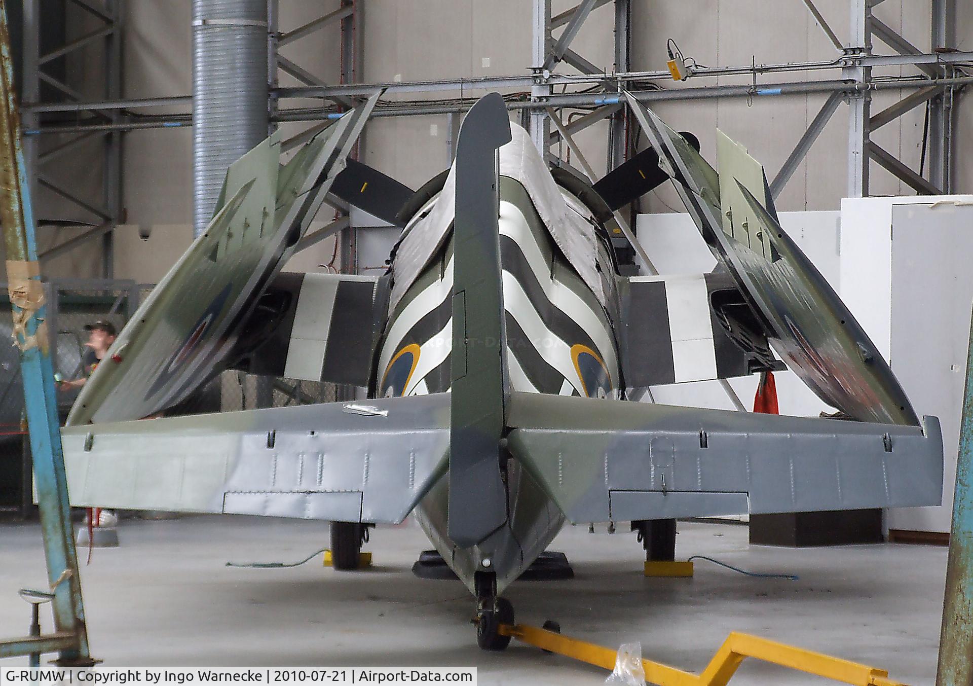 G-RUMW, 1944 General Motors (Grumman) FM-2 Wildcat C/N 5765, Grumman (General Motors) FM-2 (F4F) Wildcat / Martlet at the Imperial War Museum, Duxford
