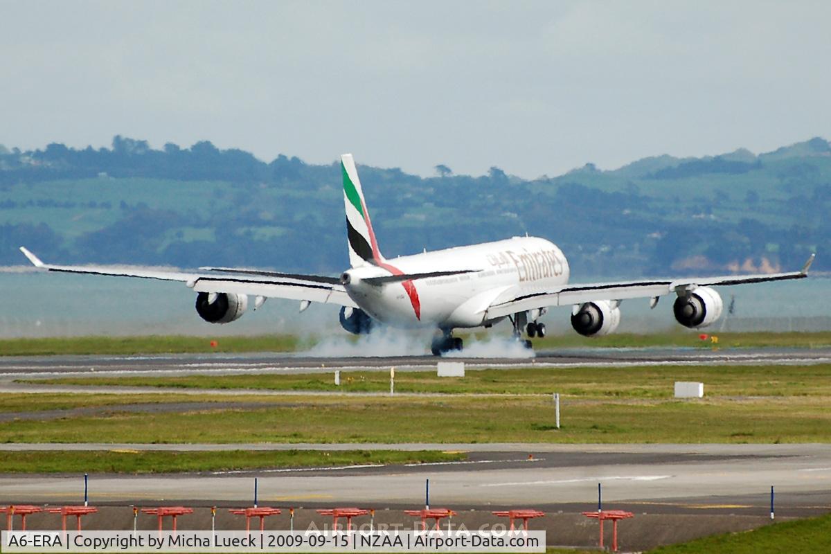 A6-ERA, 2002 Airbus A340-541 C/N 457, At Auckland