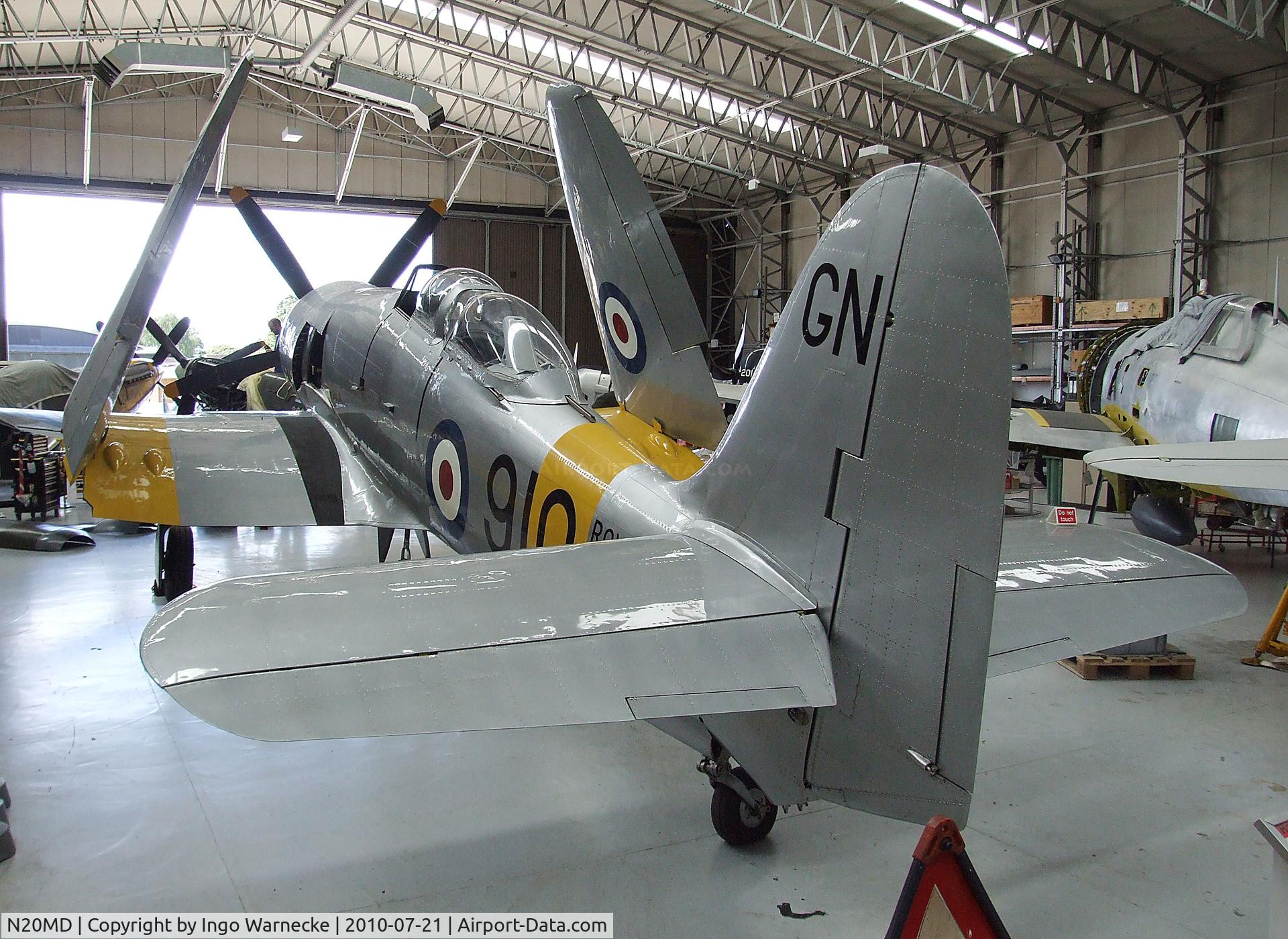 N20MD, 1952 Hawker Sea Fury T.20 C/N 41H/636070, Hawker Sea Fury T20 at the Imperial War Museum, Duxford