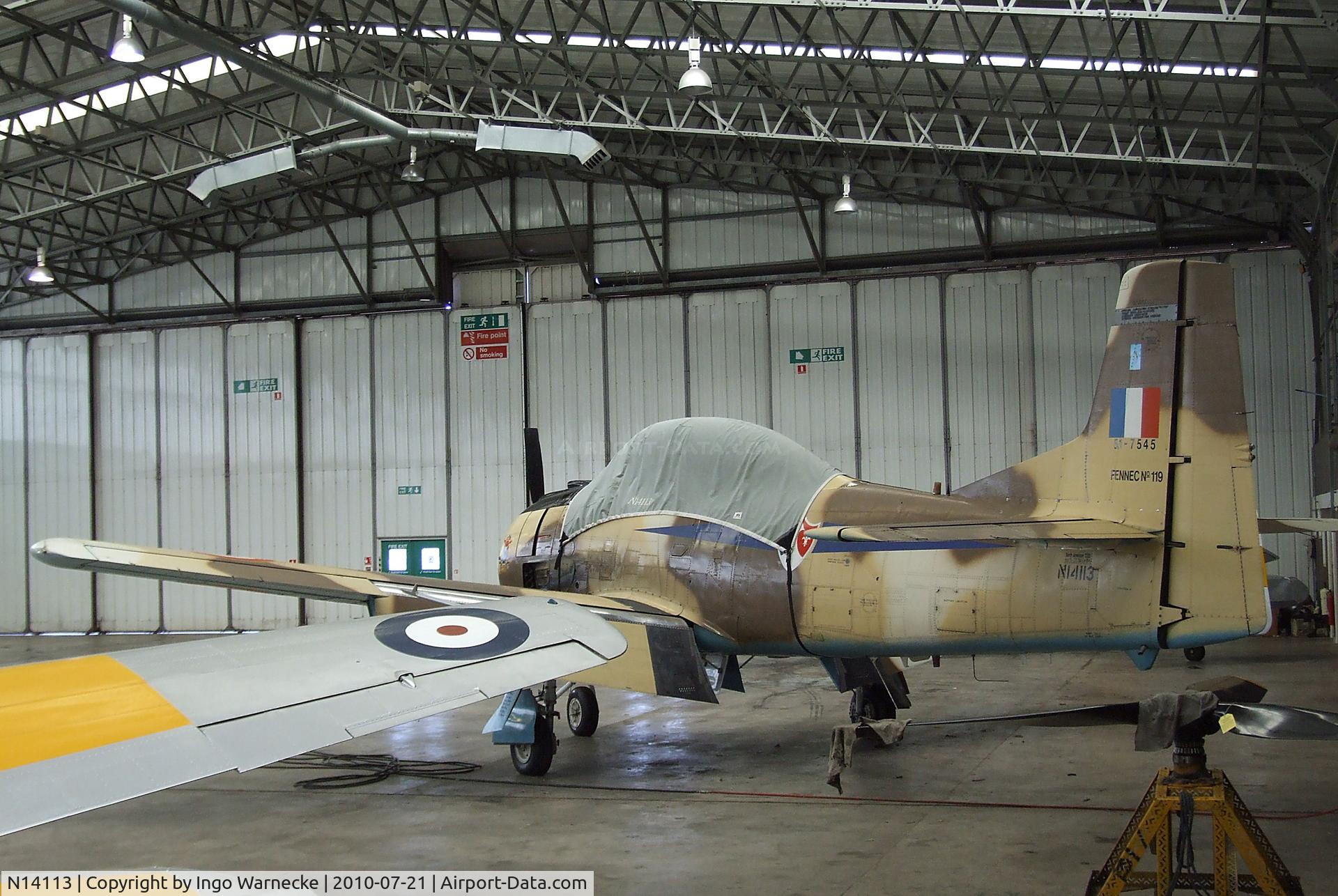 N14113, 1951 North American T-28A Fennec C/N 81-1, North American T-28A Trojan at the Imperial War Museum, Duxford