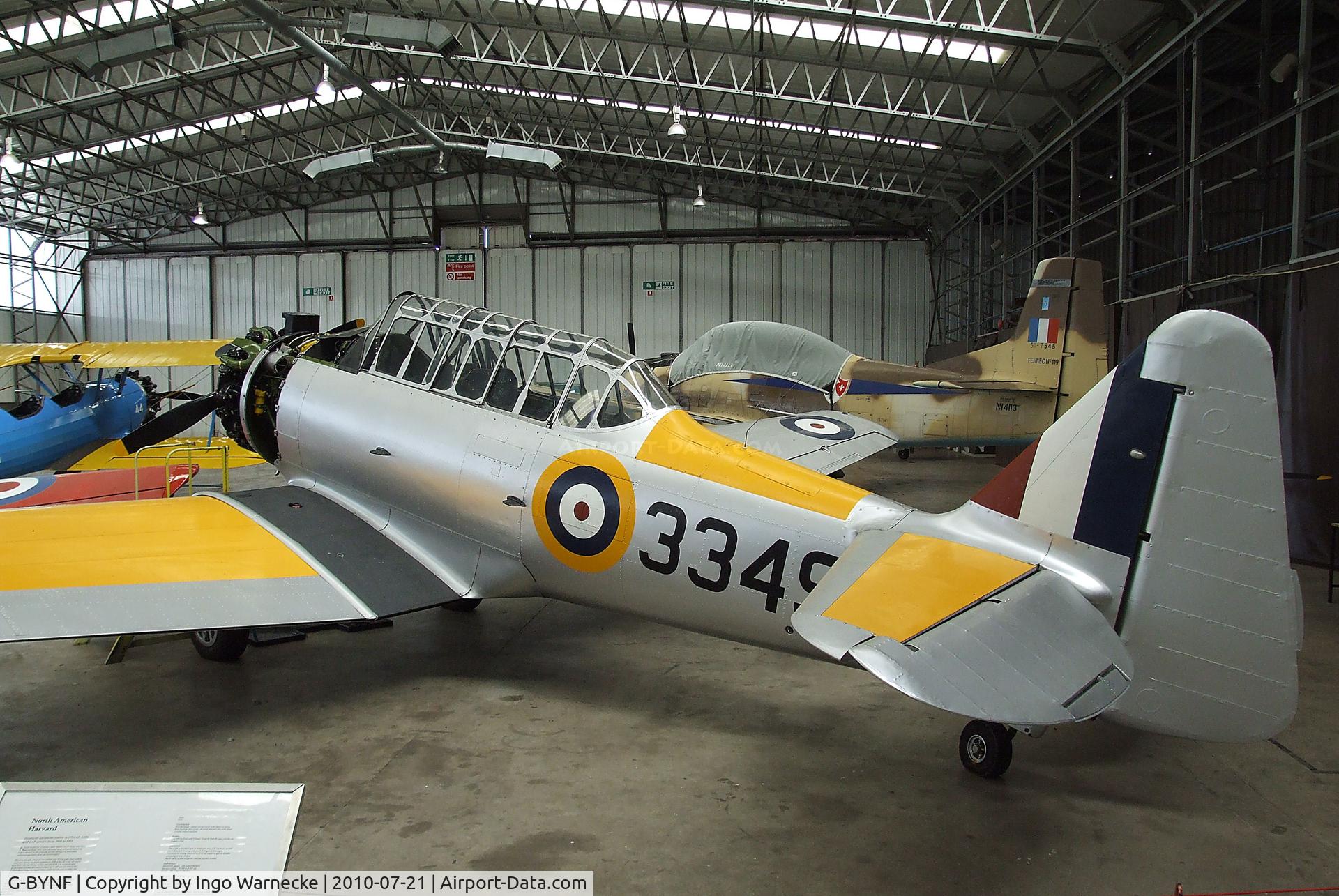 G-BYNF, 1939 North American NA-64 Yale C/N 64-2171, North American NA-64 Yale at the Imperial War Museum, Duxford