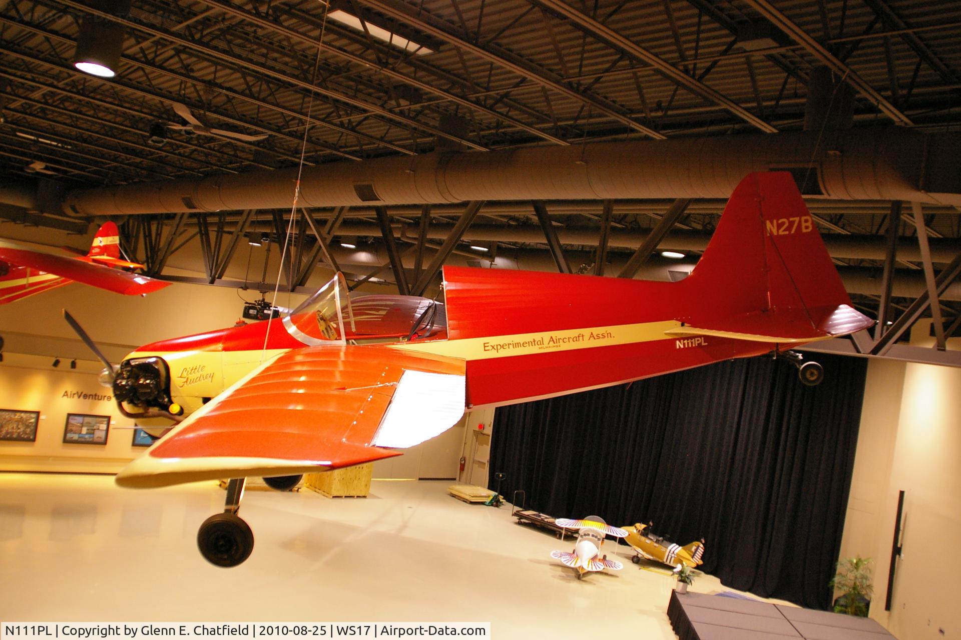 N111PL, 1953 Mace PETE MODEL III C/N 1, At the EAA Museum
