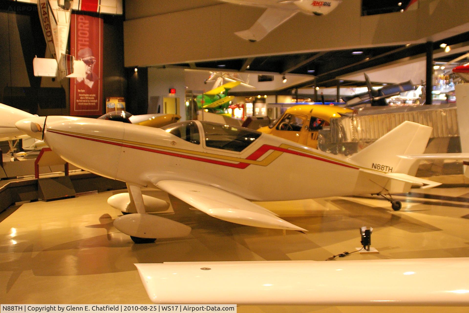 N88TH, 1979 Stoddard-Hamilton Glasair C/N 101, At the EAA Museum