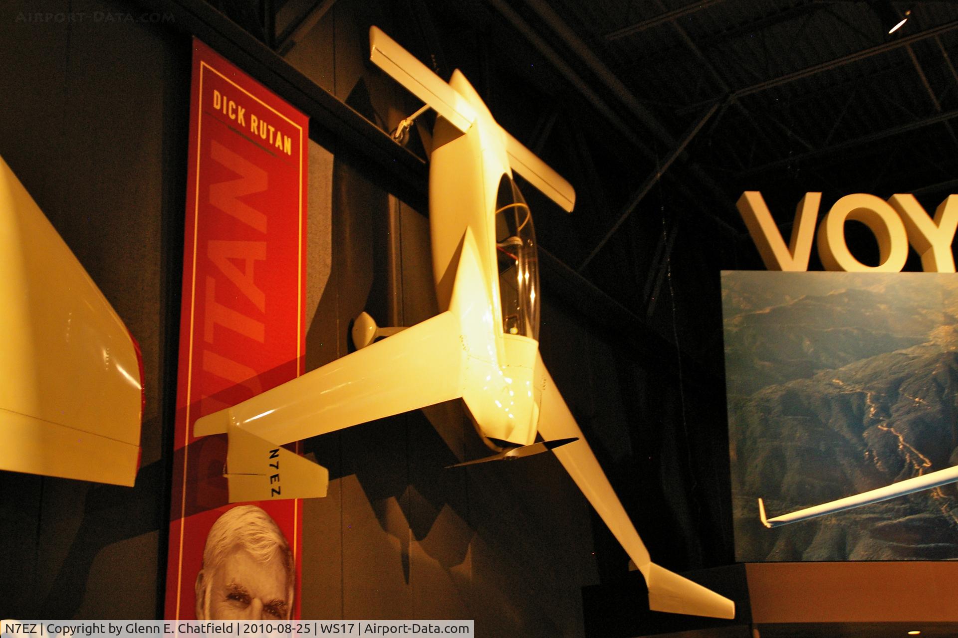 N7EZ, 1975 Rutan VariEze C/N 001 (N7EZ), At the EAA Museum