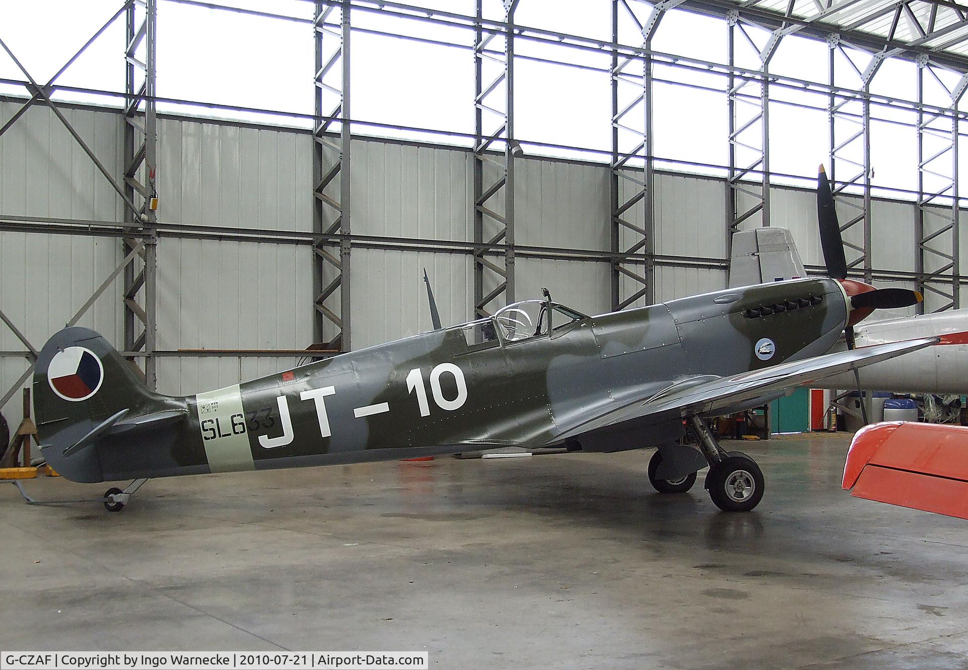 G-CZAF, 1945 Supermarine 361 Spitfire LF.IXe C/N CBAF.IX.571, Supermarine Spitfire LF IXe at the Imperial War Museum, Duxford