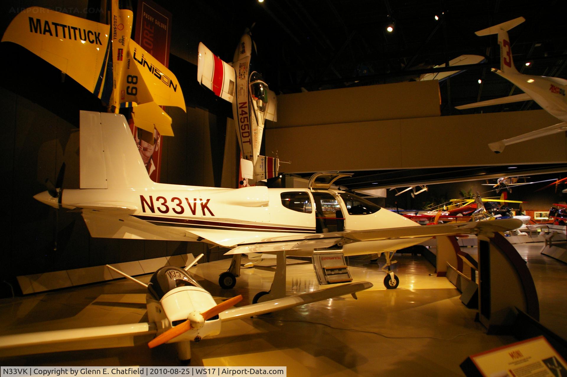 N33VK, 1991 Cirrus VK30 C/N 005, At the EAA Museum