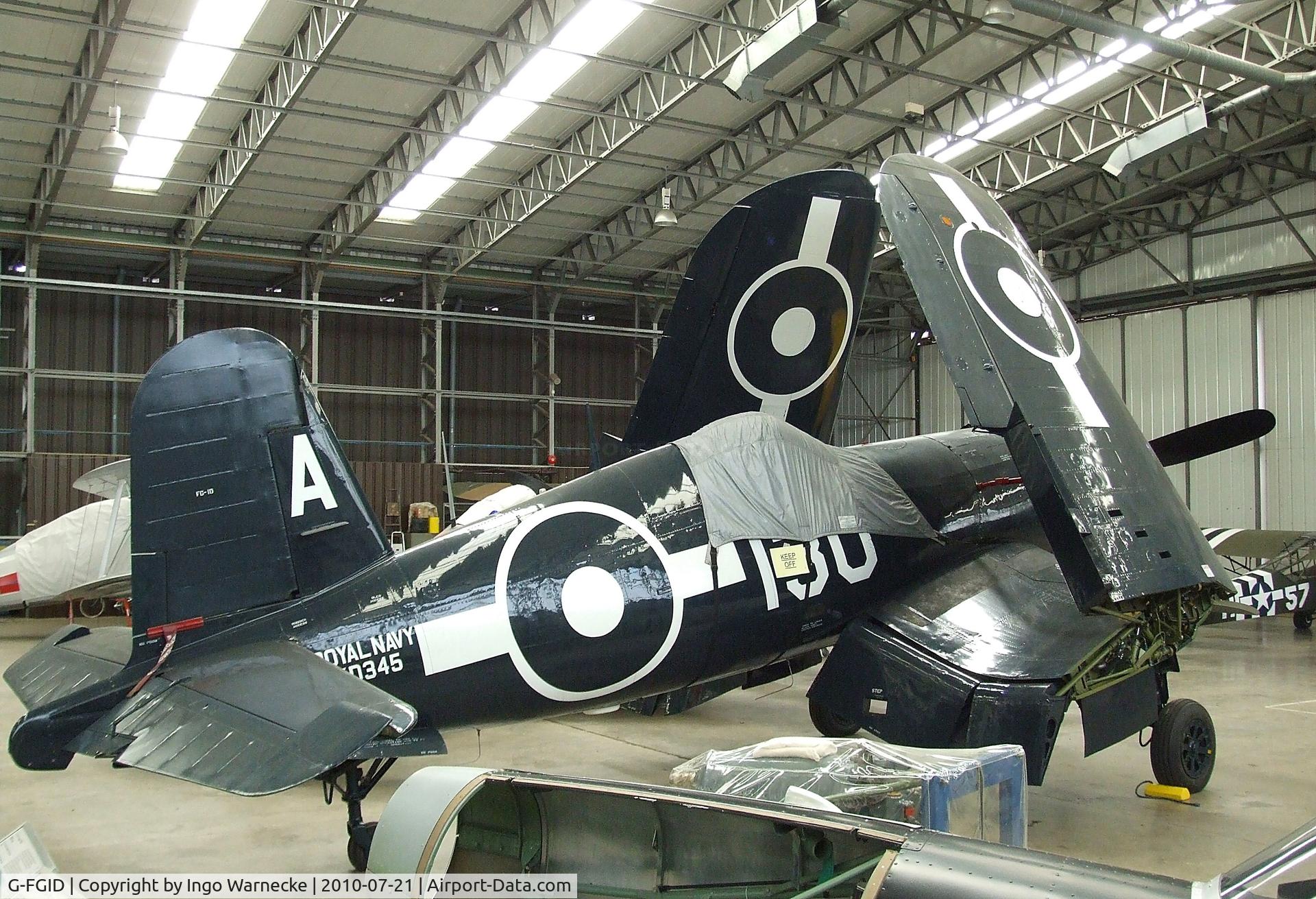 G-FGID, 1945 Goodyear FG-1D Corsair C/N 3111, Vought (Goodyear) FG-1D (F4U) Corsair at the Imperial War Museum, Duxford