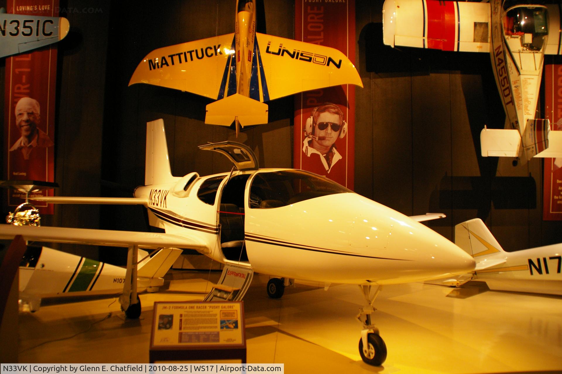 N33VK, 1991 Cirrus VK30 C/N 005, At the EAA Museum