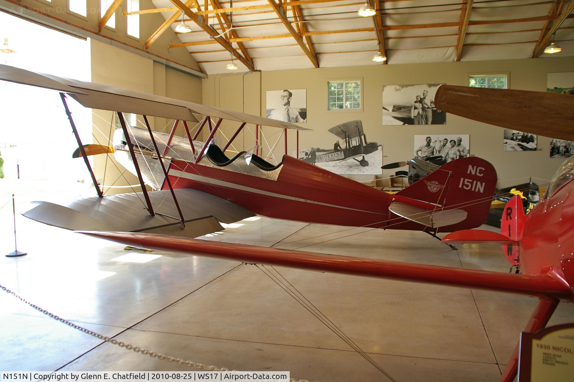 N151N, 1929 Pheasant H-10 C/N 136, At the EAA Museum