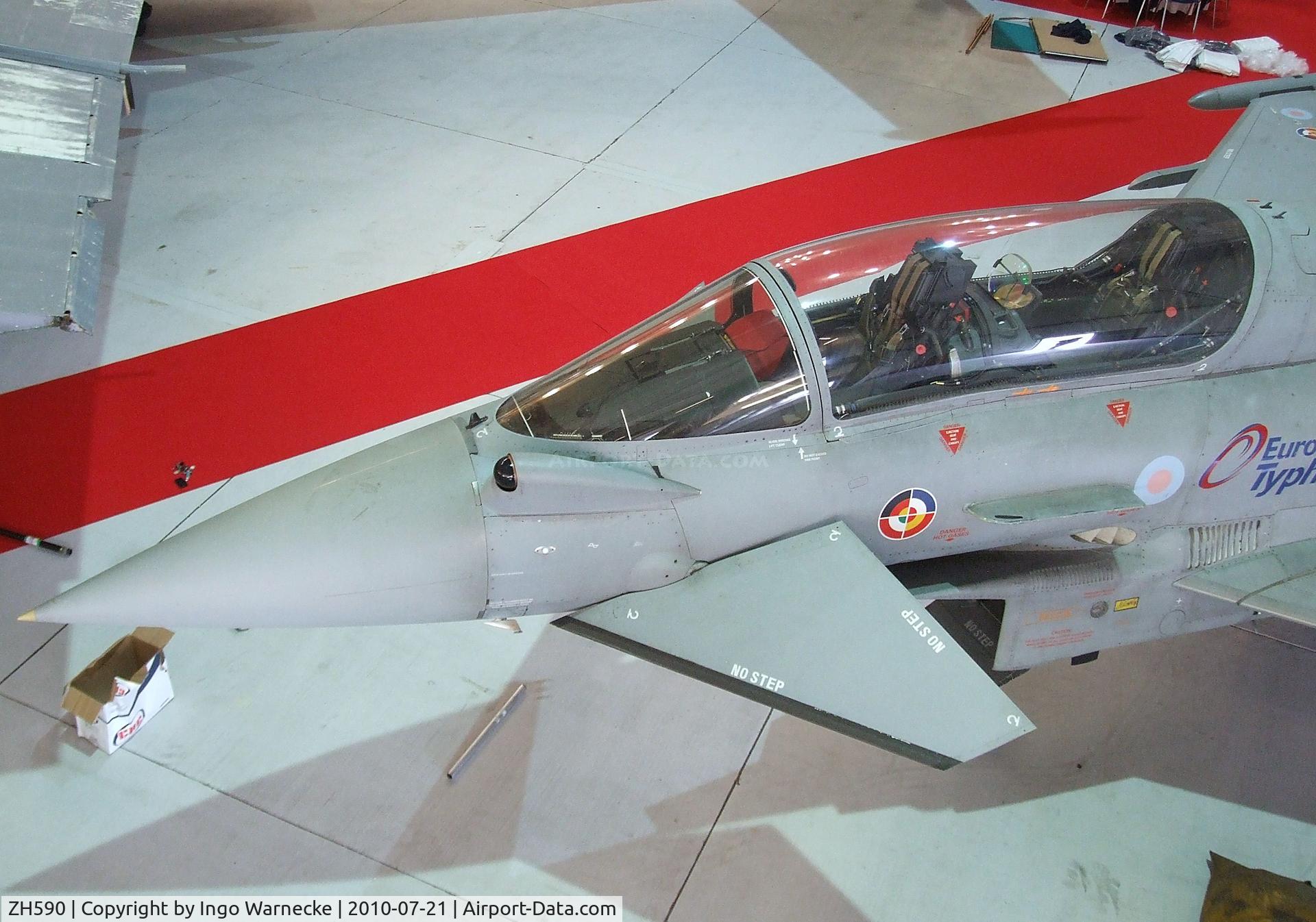 ZH590, 1997 Eurofighter EF-2000 Typhoon T1 C/N DA4, Eurofighter EF2000 Typhoon T1 at the Imperial War Museum, Duxford