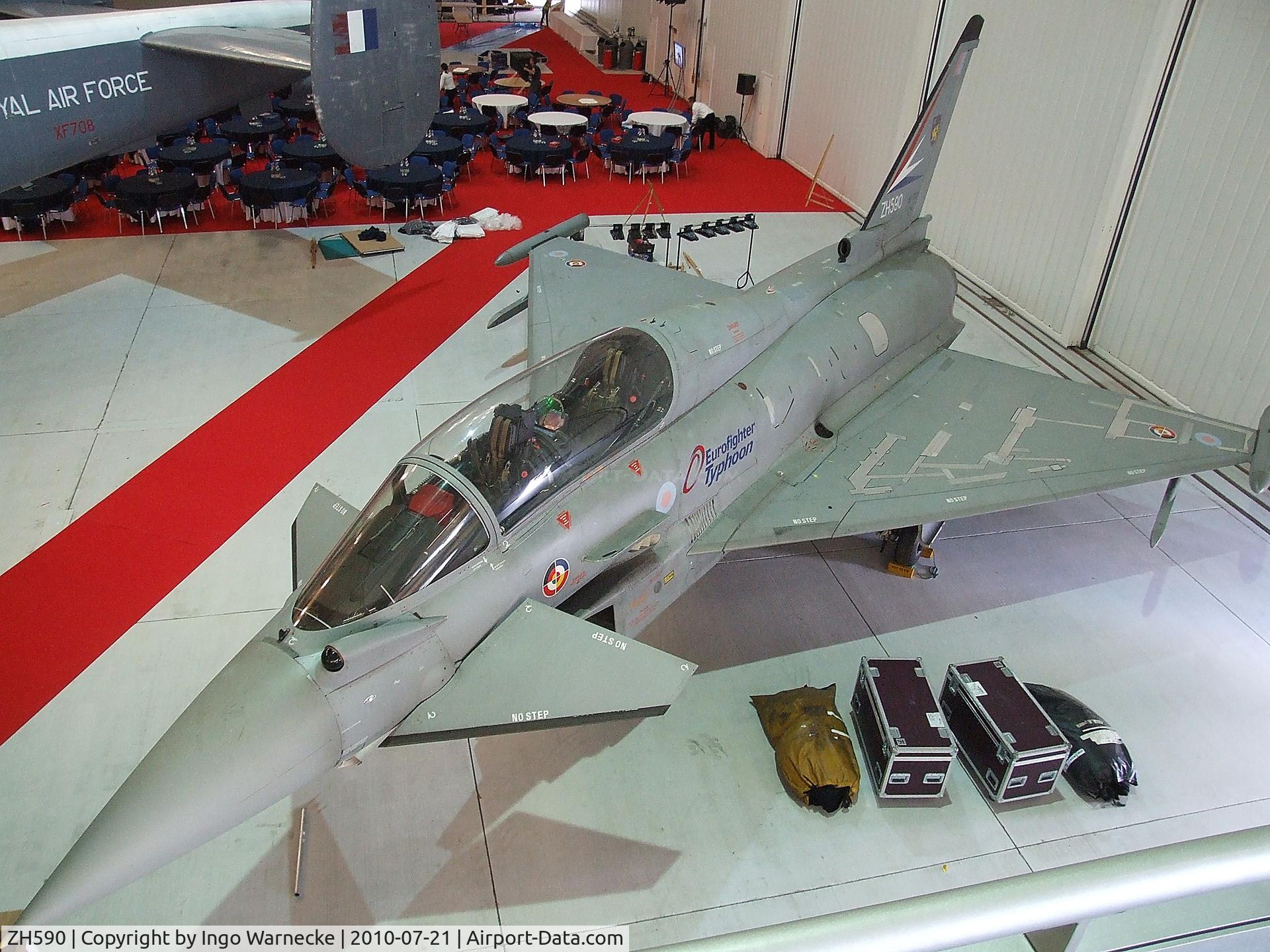 ZH590, 1997 Eurofighter EF-2000 Typhoon T1 C/N DA4, Eurofighter EF2000 Typhoon T1 at the Imperial War Museum, Duxford