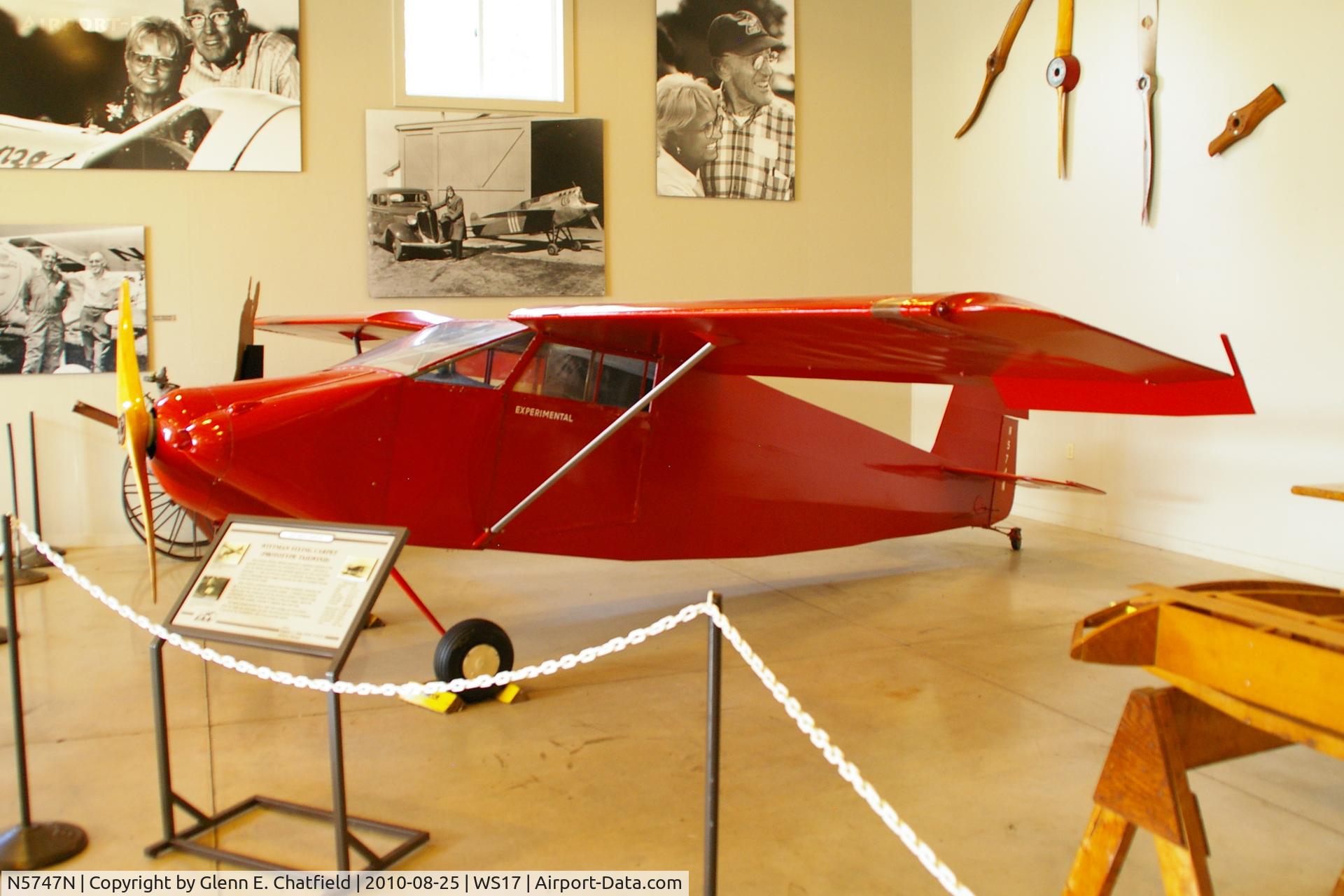 N5747N, 1953 Wittman W-8C C/N 8, At the EAA Museum