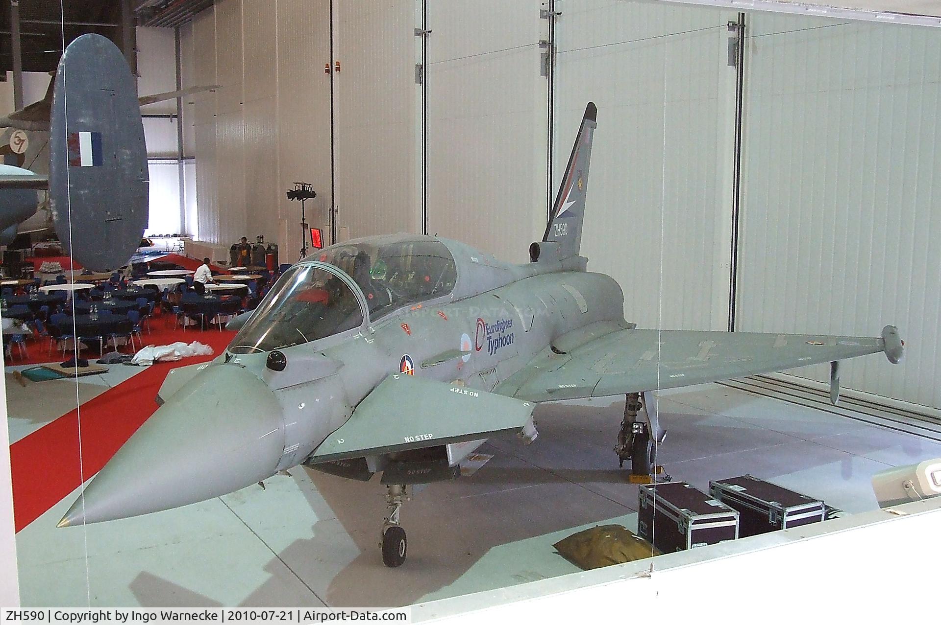 ZH590, 1997 Eurofighter EF-2000 Typhoon T1 C/N DA4, Eurofighter EF2000 Typhoon T1 at the Imperial War Museum, Duxford