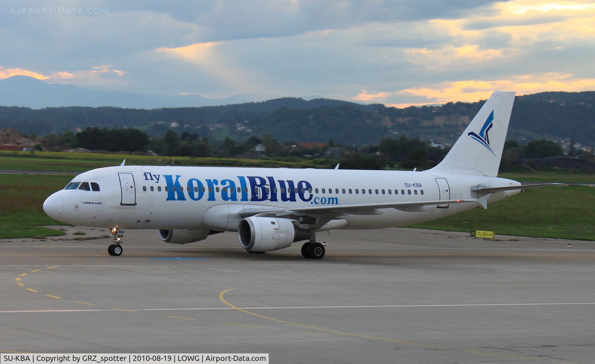 SU-KBA, 1998 Airbus A320-214 C/N 937, KoralBlue A320