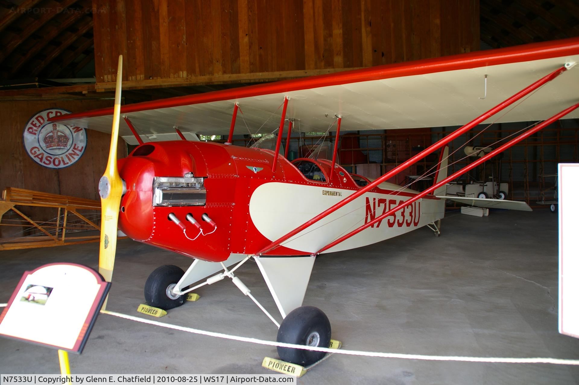 N7533U, 1966 Pietenpol B4A Air Camper C/N 20, At the EAA Museum