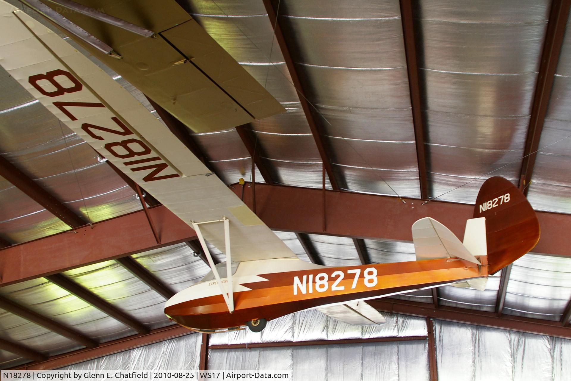 N18278, 1939 Haufe Dale HAWK 2 C/N 100, At the EAA Museum