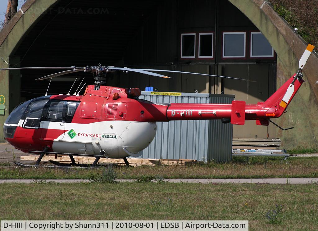 D-HIII, MBB Bo-105CBS-5 C/N S-874, Parked at the rescue area...