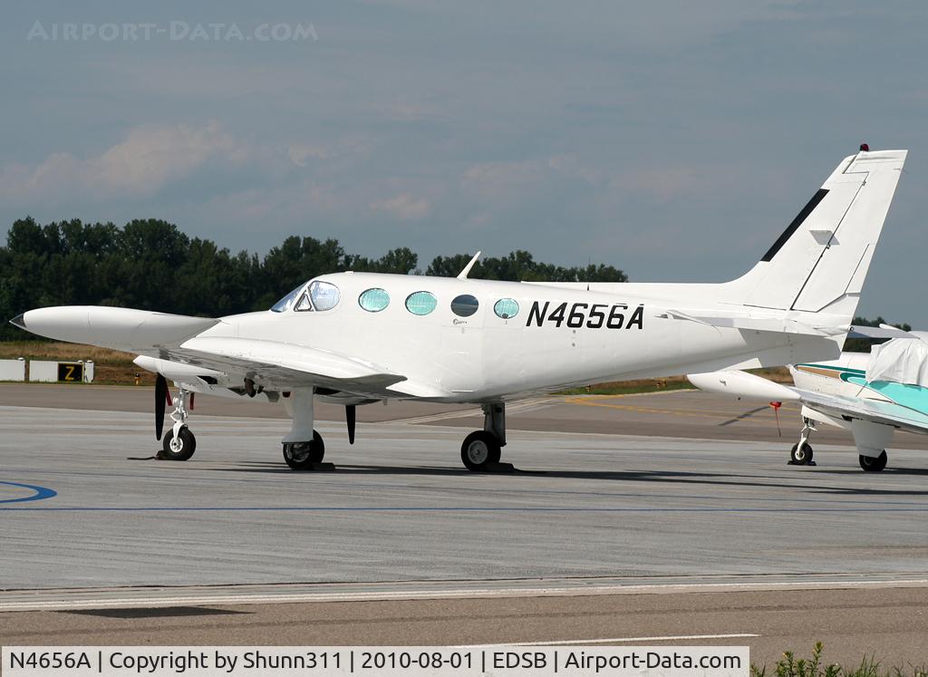 N4656A, 1979 Cessna 340A C/N 340A0961, Parked at the General Aviation area...