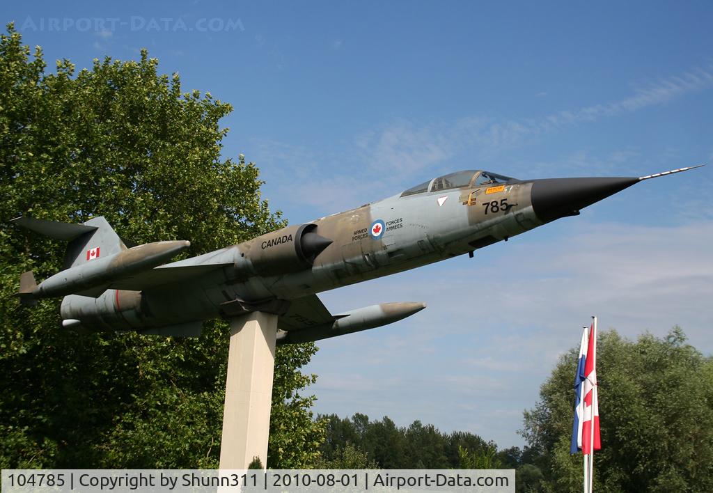 104785, Canadair CF-104 Starfighter C/N 683A-1085, S/n 1085 - CF-104 preserved in a small town named Söllingen in Germany... Near the airport of Baden Baden...
