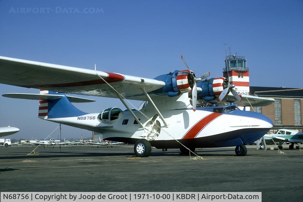N68756, Consolidated Vultee 28-5ACF C/N 1954 (USN46590), Ex BuNo 46590 at Bridgeport (CT). From the G.Bouma collection.