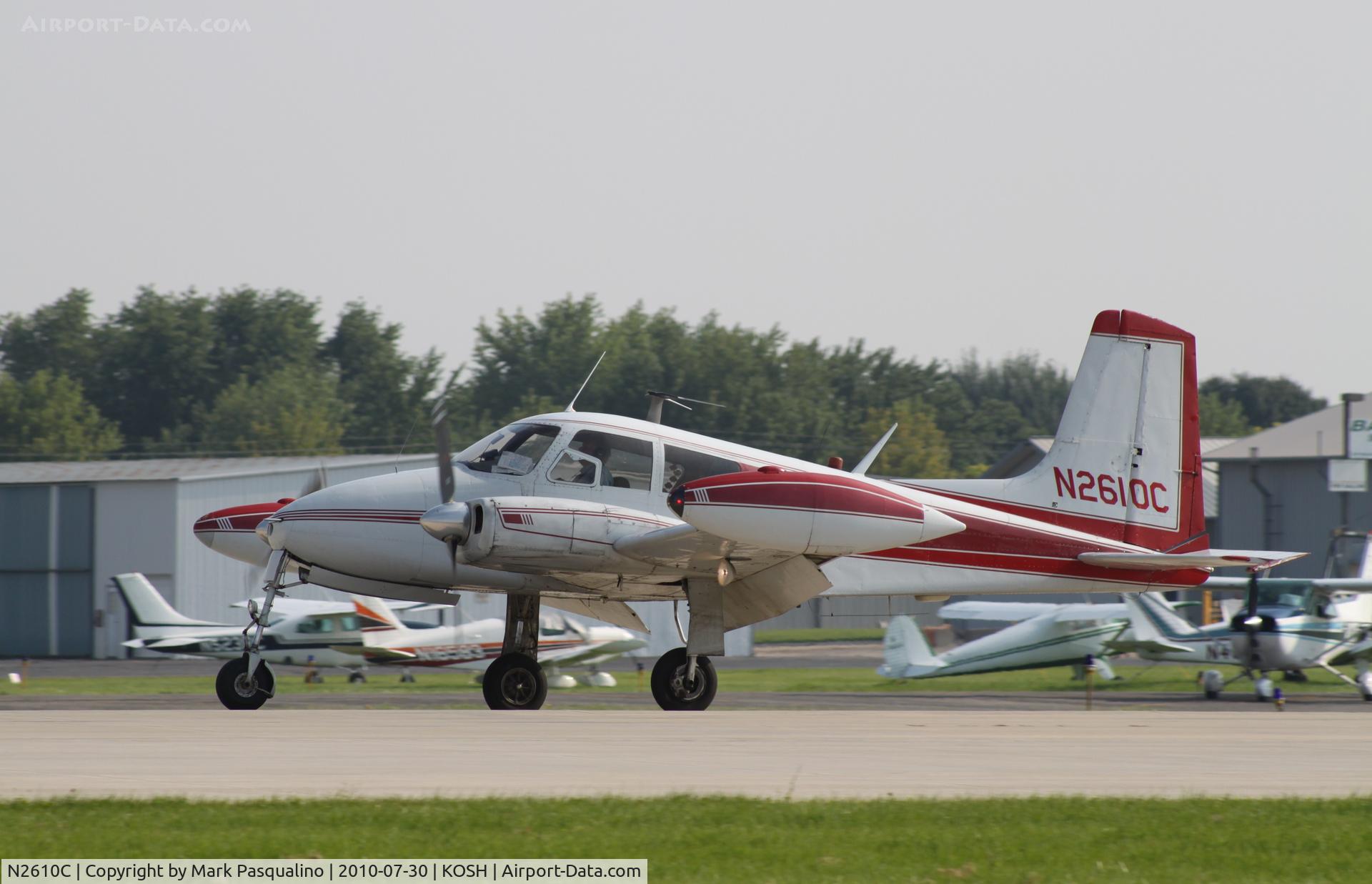 N2610C, 1954 Cessna 310 C/N 35010, Cessna 310