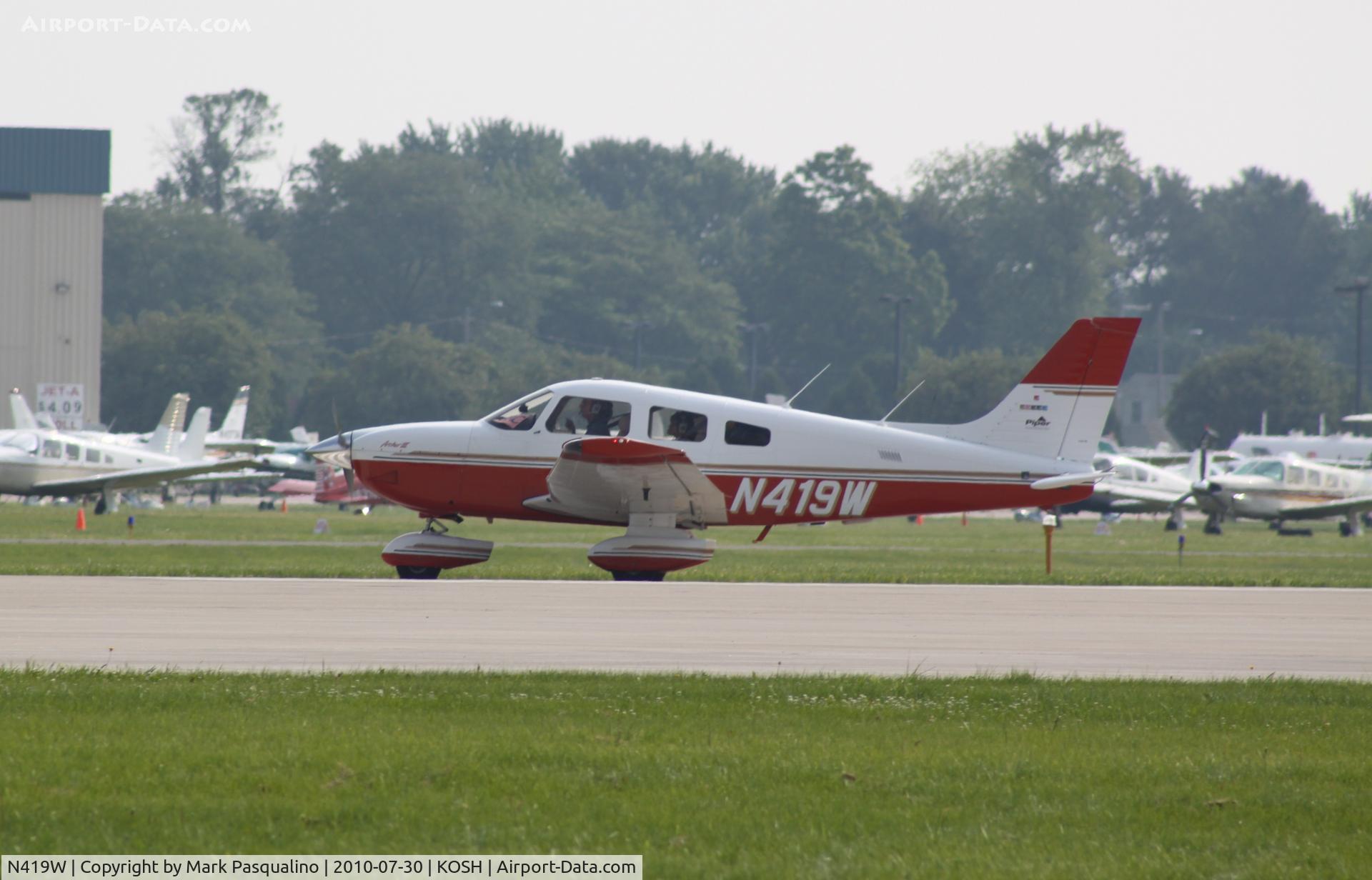 N419W, 1995 Piper PA-28-181 C/N 2843001, Piper PA-28-181