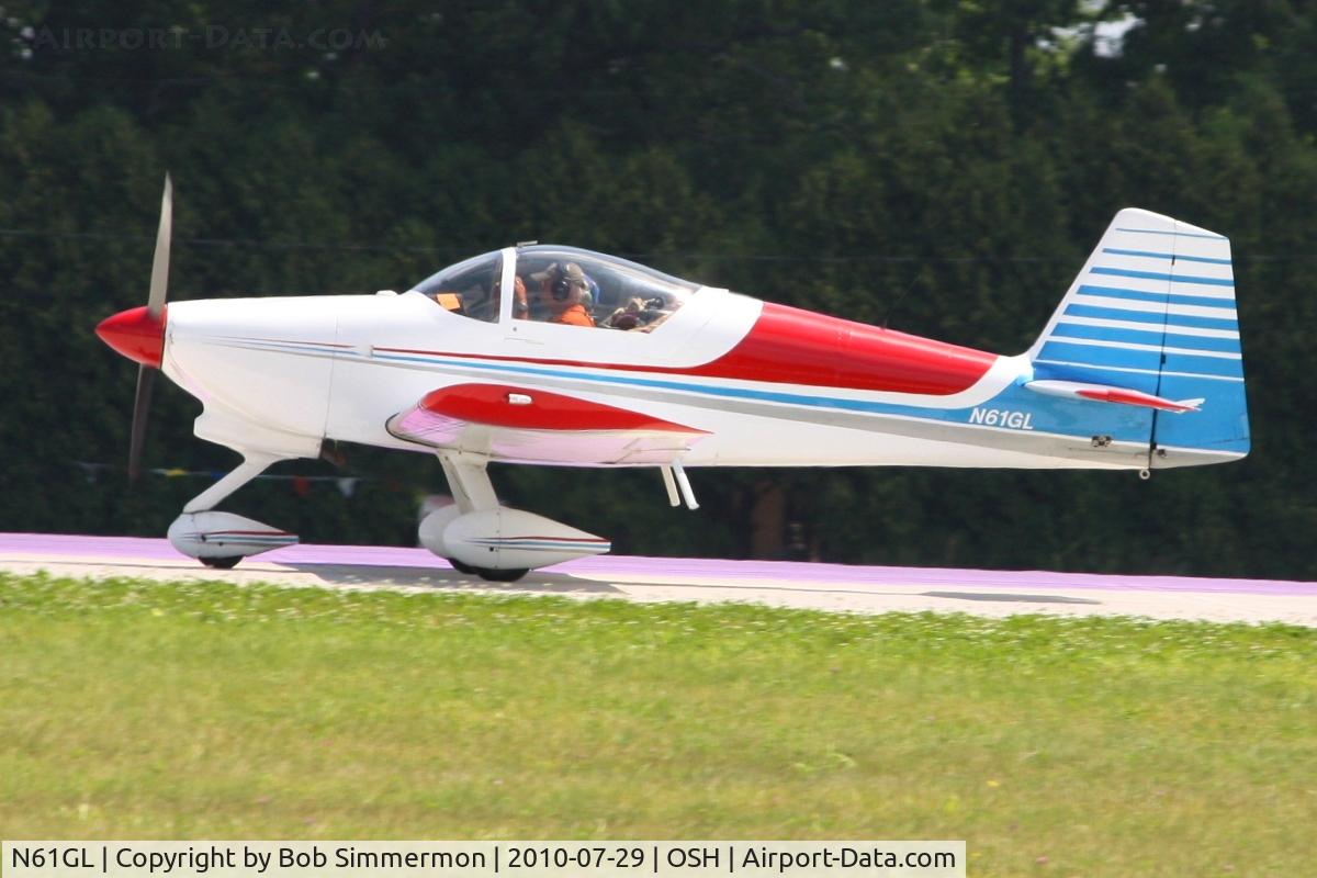N61GL, 2005 Vans RV-6A C/N 60279, Departing Airventure 2010 - Oshkosh, Wisconsin